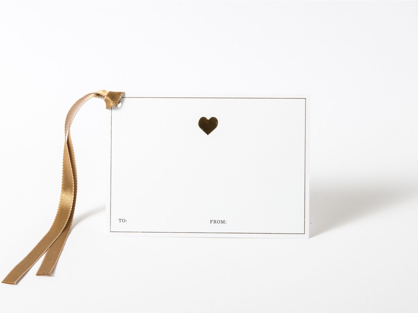 Hart (met lint) - Wens Kaart