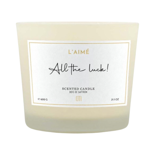 All the luck(in the world) geurkaars 600 gram creme