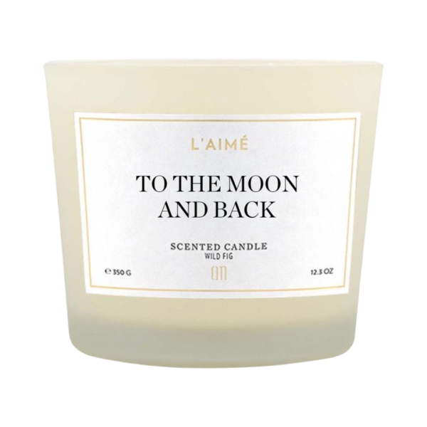 To the moon and back geurkaars 350 gram creme