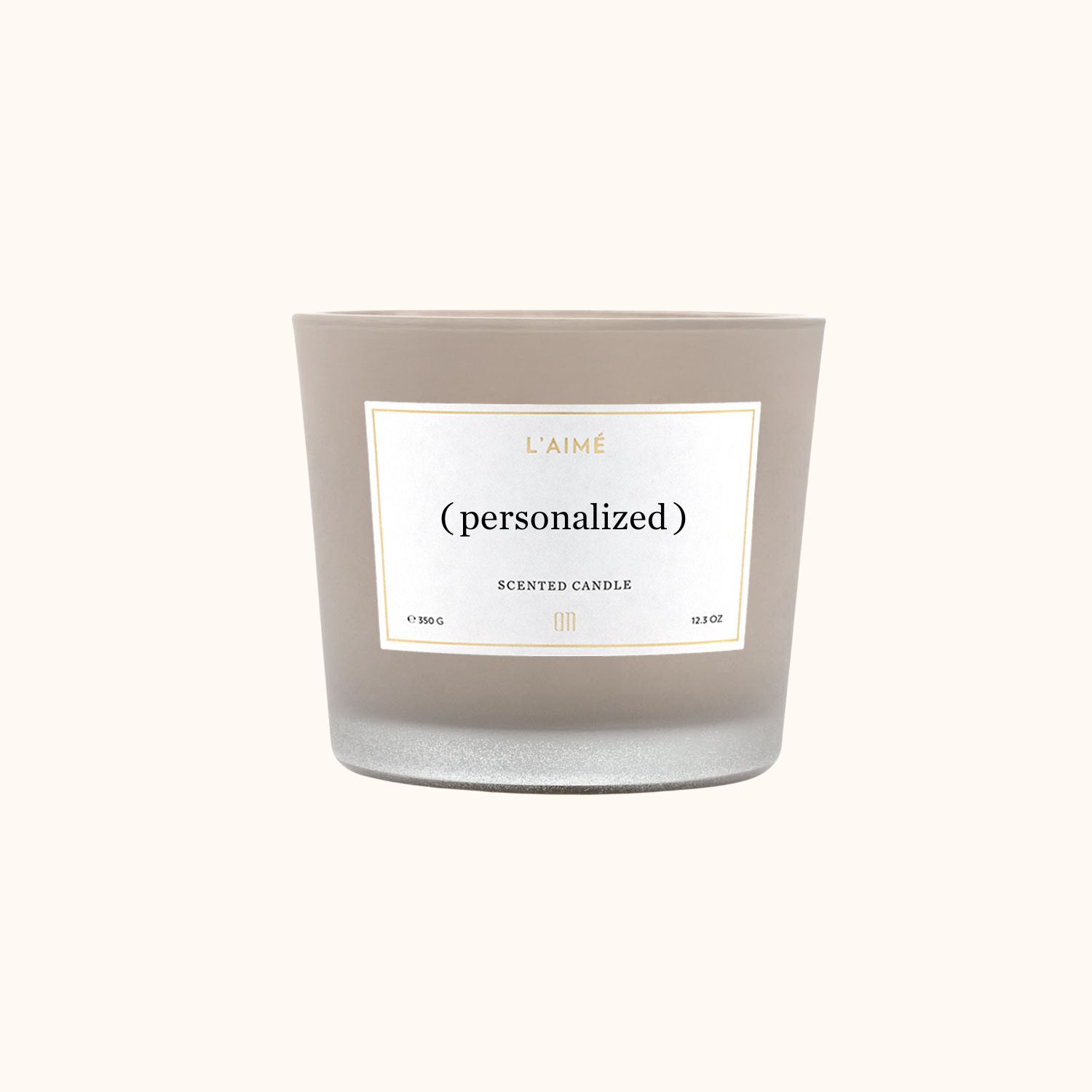 Gepersonaliseerde kaars