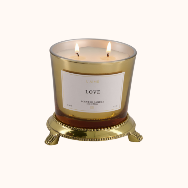 Laimecandles geurkaarsen love goud sfeer